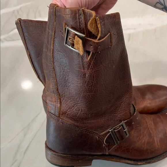 Brown Leather women’s Boots 8.5 - Picture 5 of 11